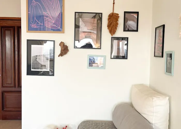 公寓 Casa Guilhermina, Sunny With Balcony